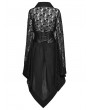 Punk Rave Black Gothic Skull Rose Kimono Dress with Corset