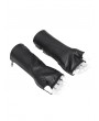 Devil Fashion Black Gothic Punk Lace-Up Chain Gloves for Men