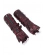 Devil Fashion Wide Red Gothic Punk Spiked Rivet Belt Gloves for Men