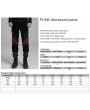 Punk Rave Black and Red Gothic Punk Distressed Irregular Patchwork Pants for Men