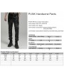 Punk Rave Black Gothic Punk Handsome Mesh Spliced Pants for Men