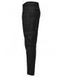 Punk Rave Black Gothic Punk Pockets Minimalist Cargo Pants for Men