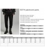 Punk Rave Black Vintage Gothic Jacquard Patchwork Slim Fit Pants for Men