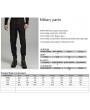 Punk Rave Black and Red Gothic Punk Double Zipper Military Pants for Men