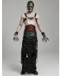 Punk Rave Black and Red Gothic Punk Drawstring Underbust Corset Waistband for Men