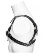 Punk Rave Black Gothic Punk PU Leather Harness for Men