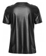 Punk Rave Black Gothic Punk Techwear Short Sleeve T-Shirt for Men