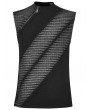 Punk Rave Black Gothic Punk Splicing Knitted Tank Top for Men