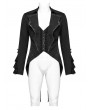 Punk Rave Black Retro Gothic Fake Two-Piece Gentlemen's Party Tuxedo Jacket