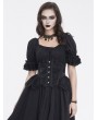 Devil Fashion 
Black Gothic Retro Embroidery Lace Applique Underbust Corset Waistband