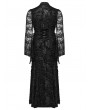 Punk Rave Black Gothic Decadent Vintage Lace Long Sleeve Maxi Plus Size Dress