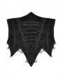 Dark in love Black Gothic Retro Irregular Lace-Up Underbust Corset Waistband for Women