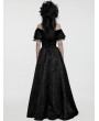 Punk Rave Black Gothic Retro jacquard Victorian Princess Dress