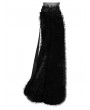 Punk Rave Black Gothic Punk Handsome Faux Fur Leg Warmers for Women