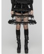 Punk Rave Black Gothic Personalized Punk Rivet Knee High Socks