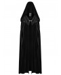 Punk Rave Black Gothic Gorgeous Velvet Hooded Lapel Cloak for Women