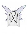 Punk Rave Iridescent Black Punk Gothic Butterfly Wings Harness