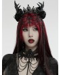 Punk Rave Black Gothic Dark Coronation Crown Headdress