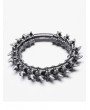 Punk Rave Dark Grey Punk Retro Skeleton Magnetic Buckle Bracelet