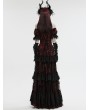 Punk Rave Black Gothic Devil's Eye Gorgeous Feather Horn Headpiece