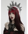 Punk Rave Silver Gothic Retro Skull Chain Halo Crown Headwear