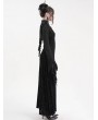 Eva Lady Black Gothic Retro Lace Embossed Velvet Shrug Cape for Women