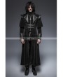 Punk Rave Black Gothic Long Cloak Coat for Men