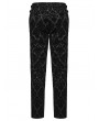 Punk Rave Black Gothic Gorgeous Palace Velvet Suit Pants for Men