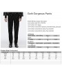 Punk Rave Black Gothic Gorgeous Palace Velvet Suit Pants for Men