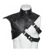 Punk Rave Black Gothic Cyberpunk Handsome Shoulder Armor for Men