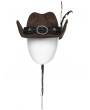 Punk Rave Coffee Gothic Punk Western Cowboy Hat for Men