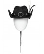 Punk Rave Black Gothic Punk Western Cowboy Hat for Men