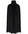 Punk Rave Black Gothic Bat Collar Dark Night Count's Long Cloak