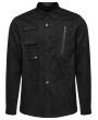 Punk Rave Black Gothic Cyberpunk Functional Long Sleeve Shirt for Men