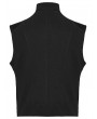 Punk Rave Black Gothic Cyberpunk Personalized Sweater Vest for Men