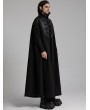 Punk Rave Black Gothic Punk Stand Up Collar Handsome Cape for Men