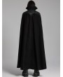 Punk Rave Black Gothic Punk Stand Up Collar Handsome Cape for Men