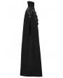 Punk Rave Black Gothic Punk Stand Up Collar Handsome Cape for Men