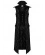 Punk Rave Black Gothic Stand Collar Gorgeous Sleeveless Jacket for Men