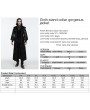 Punk Rave Black Gothic Stand Collar Gorgeous Sleeveless Jacket for Men