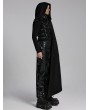 Punk Rave Black Gothic Punk Asymmetric Detachable Half Cloak for Men