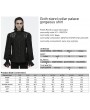 Punk Rave Black Gothic Stand Collar Palace Gorgeous Shirt for Men