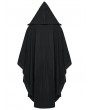 Punk Rave Black Gothic Decadent Dark Mage Hooded Robe Coat for Men