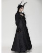 Dark in love Black Gothic Dark Pattern Puff Sleeve Shrug for Women