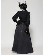 Dark in love Black Gothic Dark Pattern Puff Sleeve Shrug for Women