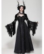 Dark in love Black Gothic Elegant Velvet Lace Splicing Shrug for Women