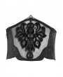 Devil Fashion Black Gothic Vintage Embroidery Mesh Irregular Girdle for Men