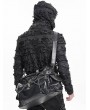 Devil Fashion Black Gothic Punk Spiked Skull Multi-Layer Chain Shoulder Bag