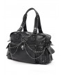 Devil Fashion Black Gothic Punk Spiked Skull Multi-Layer Chain Shoulder Bag