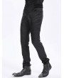 Devil Fashion Black Gothic Retro Jacquard Party Pants for Men